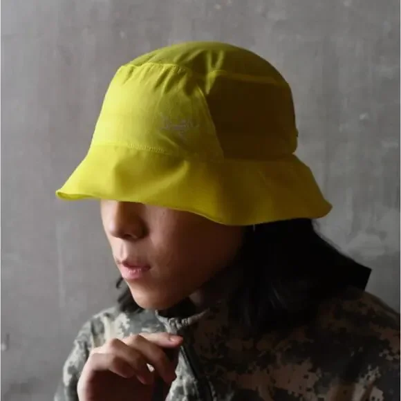 arcteryx aerios bucket hat euphoria neon yellow - Picture 2 of 8